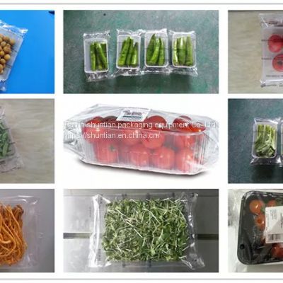 Fresh vegetable weighting packing tray packaging wrapping machine factory supplier