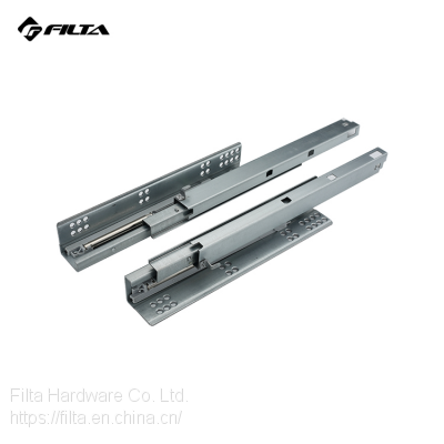 Filta Hardware China Factory Bottom Mounted Telescopic Channel Drawer Slide Soft Closing Heavy Duty photo-2