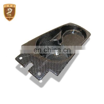 Auto Styling Dry Carbon Fiber Cup Holder Car Interior Trims For Ferra-ri 458 Italia 2011-2013 Car Modified Parts