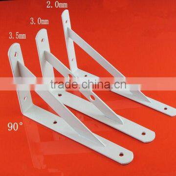 White Heavy Duty Shelf bracket with Powder coated