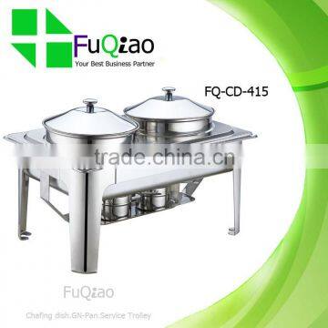 Oblong Stainless Steel Buffet Chafing Dish Parts for Soup