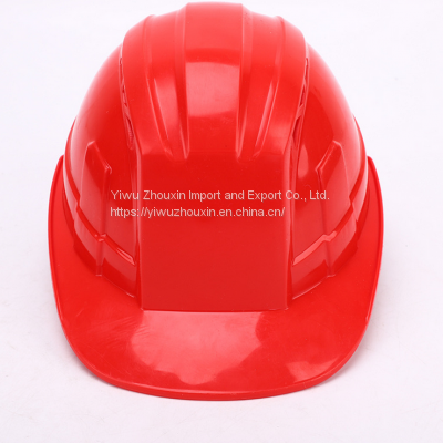 Anti-smashing Construction Site CE Export Pressure-resistant Plastic European-style Helmet, Protective Head, Three-reinforced Breathable Labor Insurance Helmet photo-2