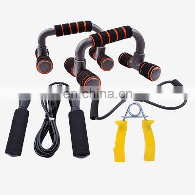 Custom High Quality Push Up Stand Pvc Skipping Rope Hand Grip Enhancer Push Up Bar Resistance Band