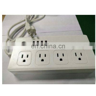 Wholesale Surge Protector Voice Control Extension Power Line Smart Plug WiFi Wall Socket UK photo-5