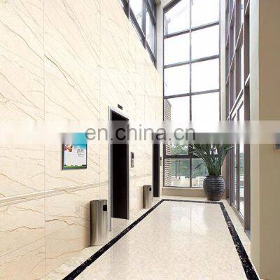 Full Body Marble Style Polished Porcelain Floor Tile Beige 800x800mm photo-3