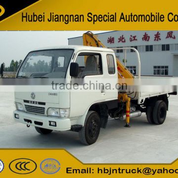 2ton DongFeng Articulated Boom Truck Crane