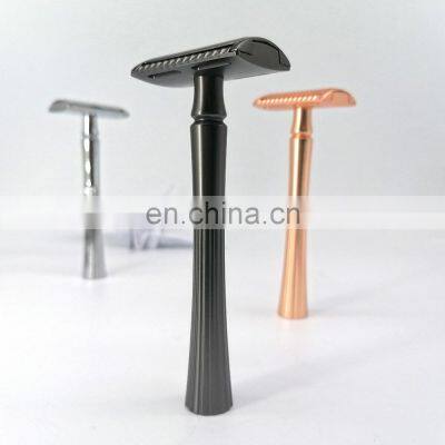 Factory Outlet Personal Care Gold Metal Body Safety Shaving Razor