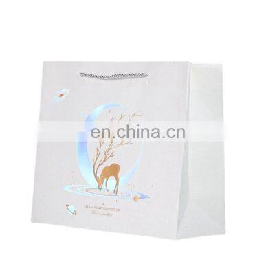 Custom Logo Paper Bag Bolsas  Personalizadas Papel Bolsas Para Regalo De Navidad