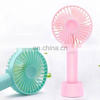 small usb Handheld fan, mini portable rechargeable electric fan