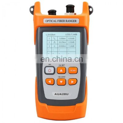 AUA28U OTDR Meter 5M-60KM Optical Time Domain Reflectometer Visual Fault Locator Optical Fiber Ranger