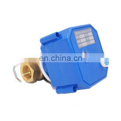 proportional valve manual control 2.5NM 2 way mini electric ball valve