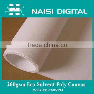 100% polyester canvas 260gsm