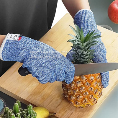 HPPE Gray PU Coated Anti Cut 4343 Safety Gloves,BA Gloves photo-3