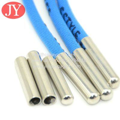 Rubber Coating Metal Drawstring Cord Ends Waist Rope Drawstring Rope Aglet Tips Custom Polyester Metal Aglets photo-3