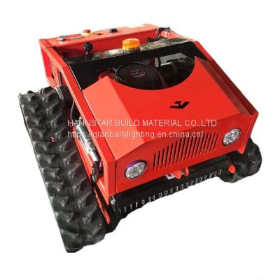 Crawler Lawn mower with remote control gasoline engine lawn mower Grass cutter machine