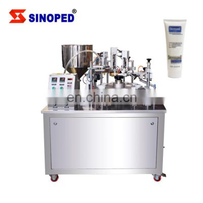 Semi Auto Filling Sealing Machine for Soft Plastic Tubes Cosmetics Products