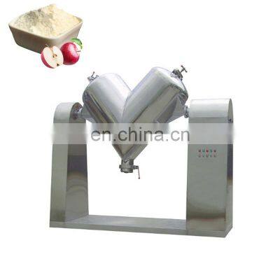 SS304 50-1000L V shape small granule powder blender mixer granulate powder mixing machine