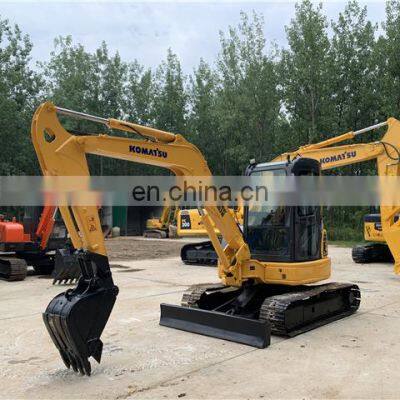 nearly new nice working performance pc40 komatsu mini excavator with blade