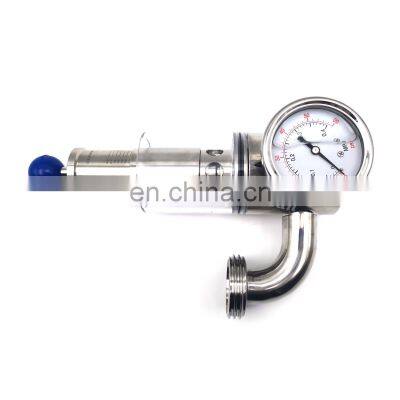 Safety Pressure Relief Valve Sanitary Stainless Steel Exhaust Air Release Valve