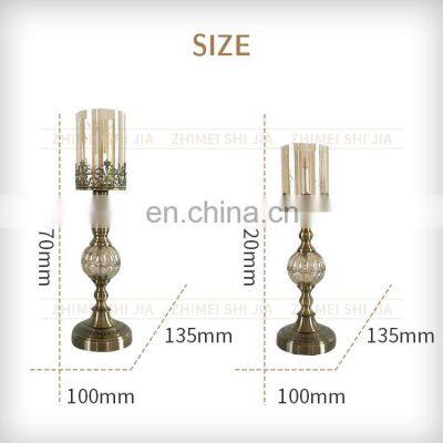 Bronze European Antique Candlestick Candle Holder photo-2