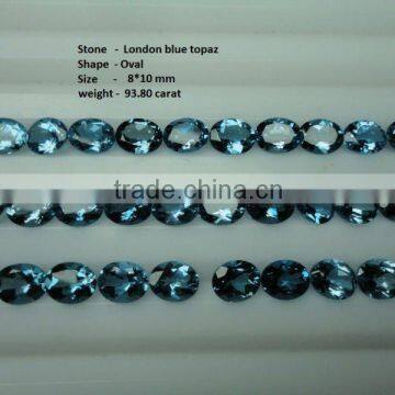 London Blue Topaz, Gemstones, Semi Precious Stones