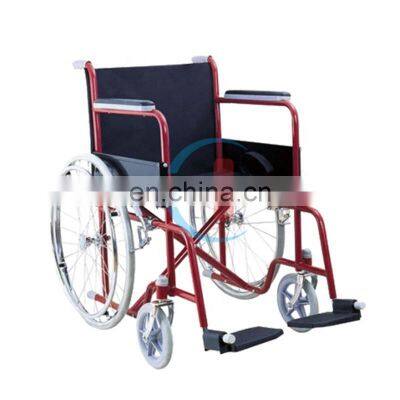 HC-M085 Factory price Steel coated small wheelchair Manual Wheelchair for elderly and patient