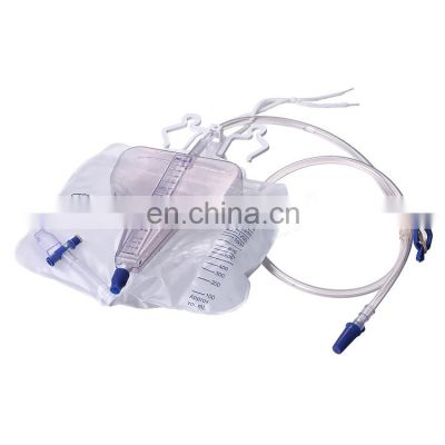 Urine Meter Drainage Bag System Medical Portable Urine Meter Bag With Urine Meter