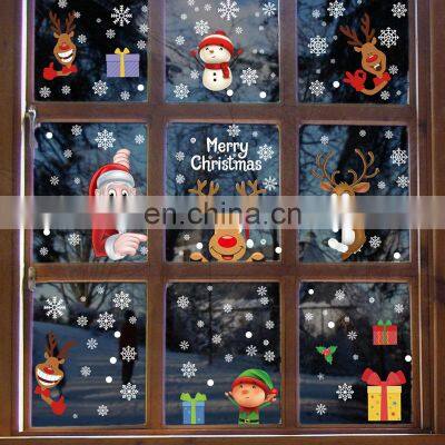 Direct Selling Personalized Wall Static Cling Snowflakes Christmas Stickers Window photo-4