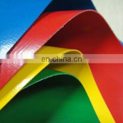 High Strength UV Resistant 900gsm Panama PVC Coated Tarpaulin for Truck Curtain Side Fabric