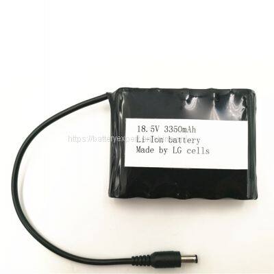 18.5V 18V 3350mAH Battery Pack LG FIL 18650 Lithium li Ion Cell for Camera photo-3