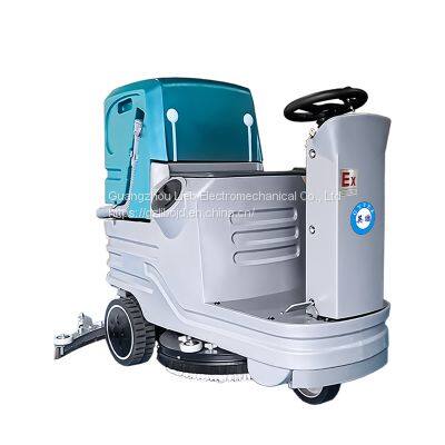 Explosion-proof Floor Scrubber Small Ride-on Industrial Workshop Commercial Mop EXP1-10YP-60B photo-2