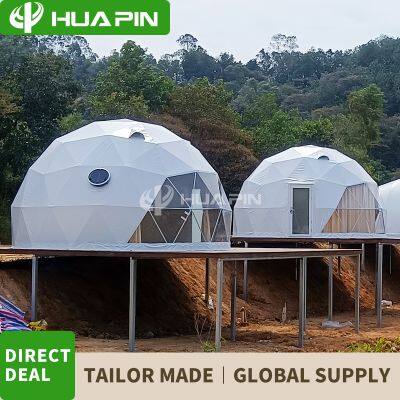 Scenic Area Campsite Tent Resort Residents' Accommodation Spherical Tent Room 6-meter Starry Sky Tent Hotel Wind Resistant and Warm photo-2