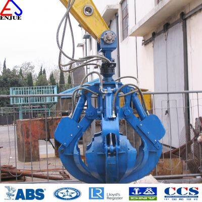 Shanghai Enjue Hydraulic Orange Peel GrabMotor Hydraulic Orange Peel Grab Bucket for Scrap