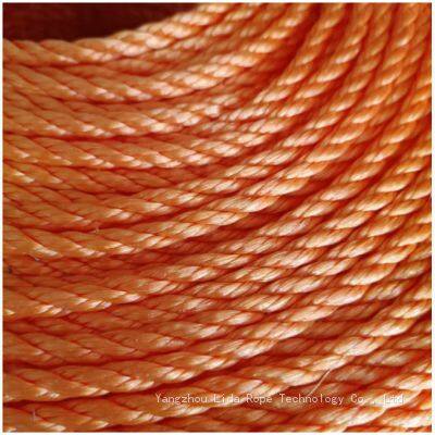 3 Strand PE/Polyethylene Plastic Marine Rope Twisted Cordage photo-2