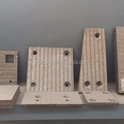 Cast Steel Hardfacing Wear Plate Resistant Lining for Grab Bucket Inside Install photo-6