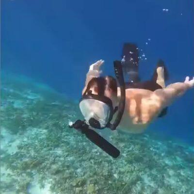 Lung Tank 0.5L mini scuba tank Scuba Snorkel Mask High-Pressure Pump Diving Equipment Breathable Lung Tank Dive Air Oxygen