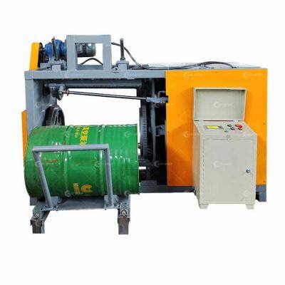 Hot Sale Easy to Operate Oil Drum Iron Barrel Cutting Equipment Chemical Barrel Recycling Machinery photo-4