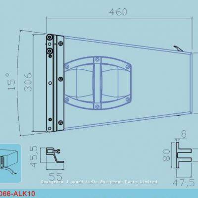 066 Professional Line Array Rigging Speakers System Accessories Sistema De Colgado Suspension Aluminum Hardware photo-3