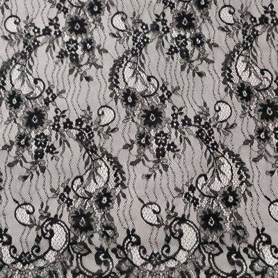 XL693 Elegant Design Spandex Swiss Voile Bridal French Lace Fabric Chantilly Lace photo-3
