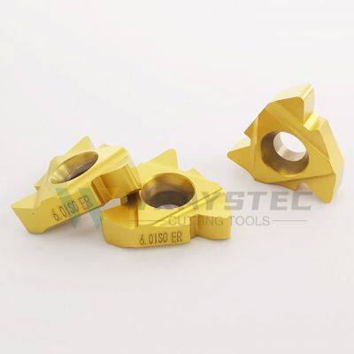 High Quality Lathe Tool Carbide Threading Turning Insert Plastic Threaded Inserts 16ER AG60 for Stainless Steel