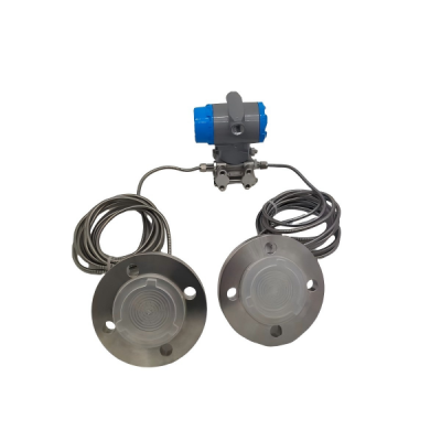 Kyue Transmisor de presión diferencial montado en brida de acero inoxidable de alta precisión 0.075%FS con sello remoto IP66