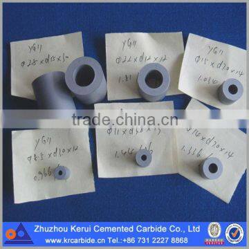 Various types yg11 Solid Blank tungsten carbide wear parts of wire drawing dies