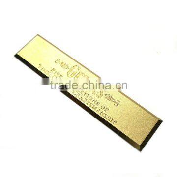 Decorative or Plinth aluminum name Badge