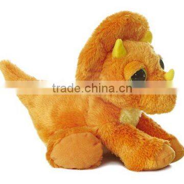 orange dinosaur toys, small dinosaur toy, baby dinosaur plush toy