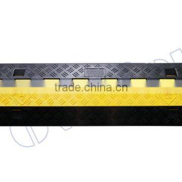 Cable Protector 2 Channel Black&Yellow Rubber Cable Cross Event Plastic Cable Channels photo-6