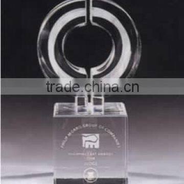 Chinese supplier engraved crystal trophy award