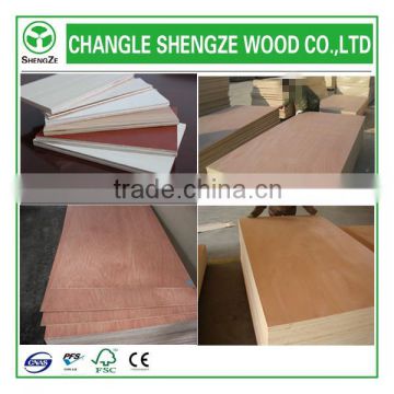 BB/CC bintangor and okoume faced commercial plywood