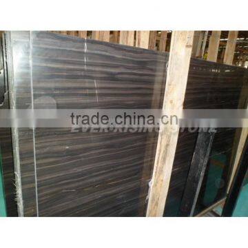 Black Wood vein Marble Slab