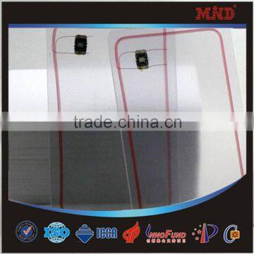 MTT33 Transparent Clear Smart Card/Clear NFC Name Card in Chip NTAG203