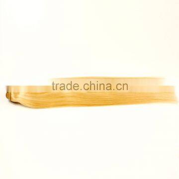 160g 180g 220g 260g Full Head Human Remy Hair Blond Clip in Hair Weaves Supplier's Choice photo-2